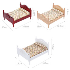 Mini, dollhousefurniture, minibed, doll