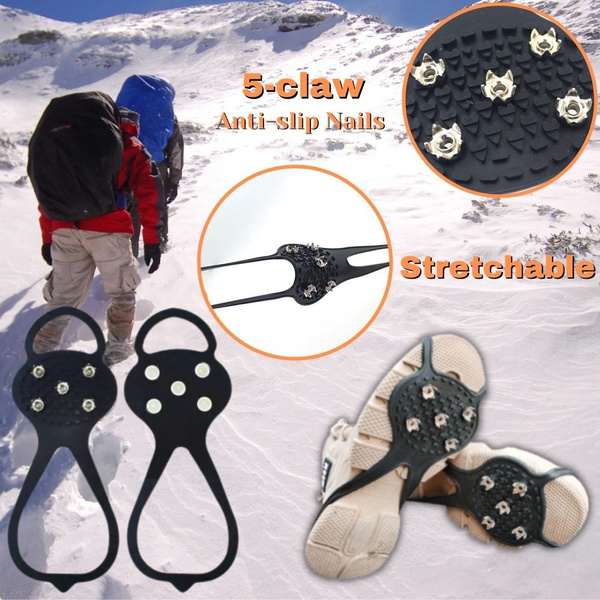 Ice Grippers Snow Grips Small Anti Slip For Boots Shoes Spikes Crampons Non  Slip