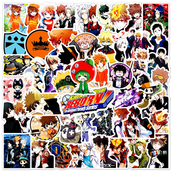 HITMAN REBORN! Stickers,(10/25/50/100 pcs) Vinyl Waterproof Stickers ...