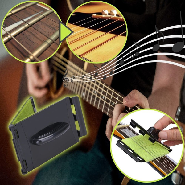 One-Swipe Guitar String Cleaner, Electric Instrument Bass Violin