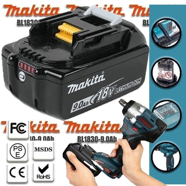 3Ah 9Ah Lithium Ion Rechargeable Replacement for Makita 18V