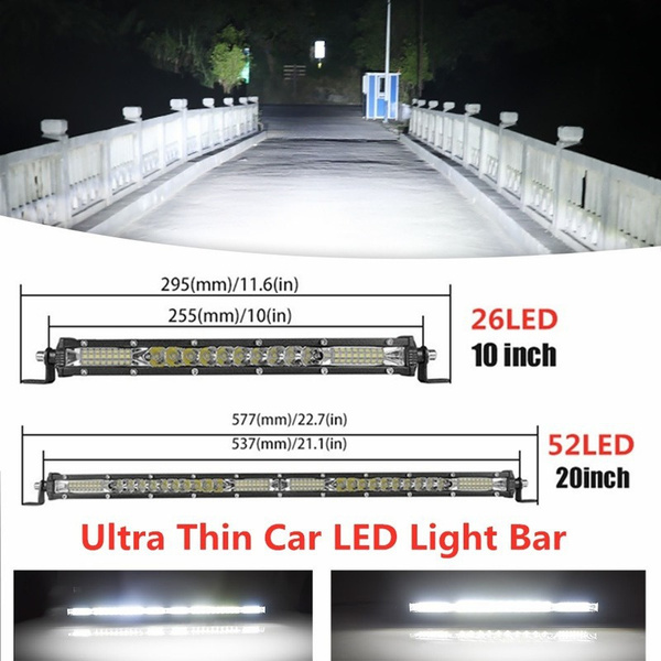 10 Inch / 20 Inch 130W / 260W Ultrathin LED Light Bar Ultrathin Light