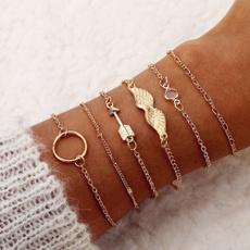 golden, vkme, Chain bracelet, Jewelry