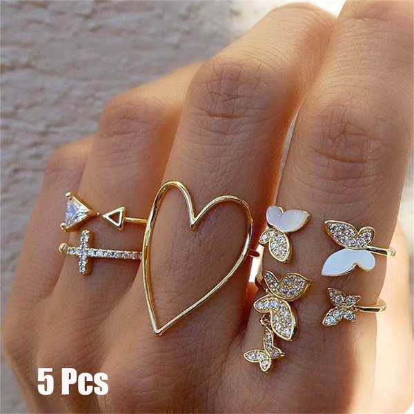 Amazon.com: CSIYANJRY99 Gold Knuckle Rings Set for Women Girls, Vintage  Boho Snake Joint Finger Rings, Gold Stackable Midi Moon flower Cute Rings  Pack for Jewelry Gift (A): Clothing, Shoes & Jewelry