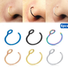King, circlenosestud, nosejewelry, fakeseptumnoseclip