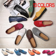 Flats, Flats shoes, leatherloafer, Womens Shoes