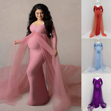 Maternity Dresses, pink, fashion women, gowns