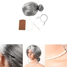 wig, Chain, Glass, hairnet