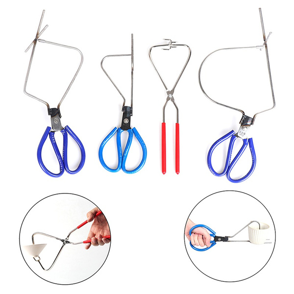 Stainless Steel Clay Sculpture Dipping Tong Pottery Colour&Glaze