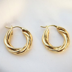 golden, Hoop Earring, Jewelry, Gifts