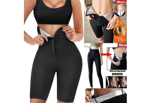 2021 New Women Sauna Leggings Sweat Pants High Waist Slimming Hot Thermo Compression  Workout Fitness Exercise Tights Body Shaper Ropa Deportiva Para Mujer