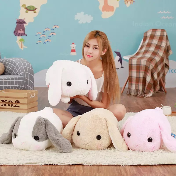 Cute Bunny Soft Plush Toys Rabbit Stuffed Animal Baby Kids Sleeping Doll Gifts 