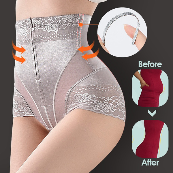 Women Tummy Control Shapewear Panties Shorts Plus Size Butt Lifter High  Stretch Seamless Slimming Waist Trainer Body Shaper