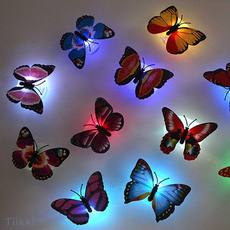 butterfly, cute, Decoración, led