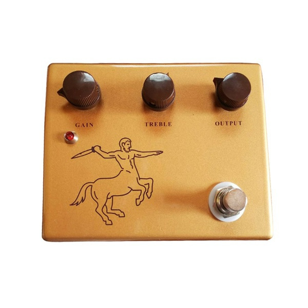 New Gold Color Klon Centaur Effect Pedals Over Drive Metal Shell Pedals