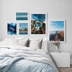 art print, blueposter, Decor, Modern
