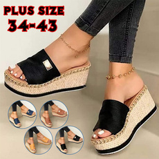 wedge, Flip Flops, Plus Size, shoes for womens