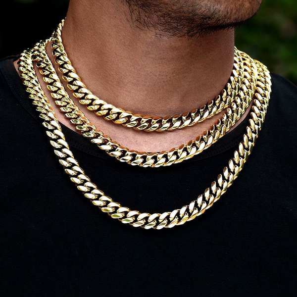 Hip Hop Necklace Cuban Link Chain 15mm 