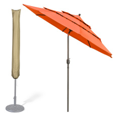 Umbrella, patioumberllawithcrankhandle, Aluminum, tilt
