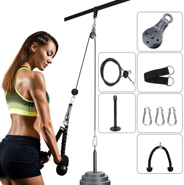 Cable pulley system discount gym