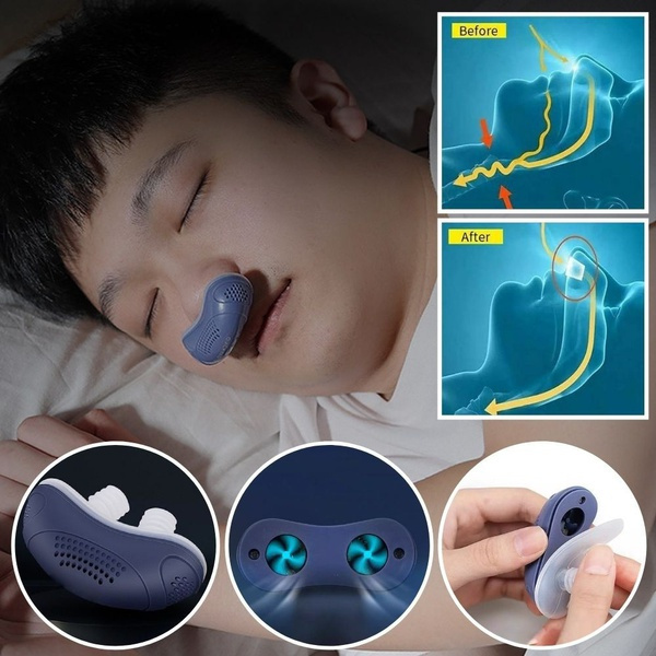 Anti snoring device micro cpap clip