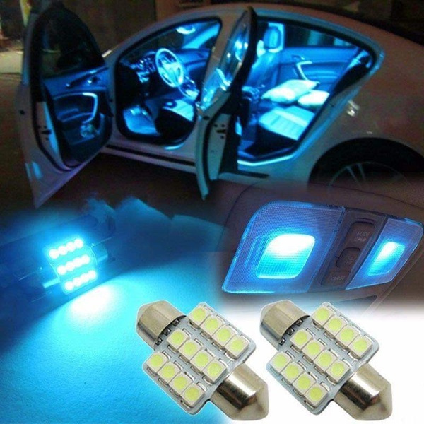 4X 12V 31MM FESTOON 7020 4 LED CAR UTE 4WD INTERIOR DOME MAP LIGHT BULB GLOBE 