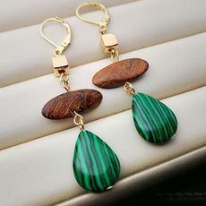 Gemstone Earrings, gold, emeraldearring, engagementearring