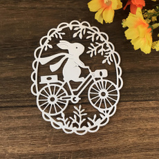 Scrapbooking, metalcuttingdie, Metal, easterbunnywreath