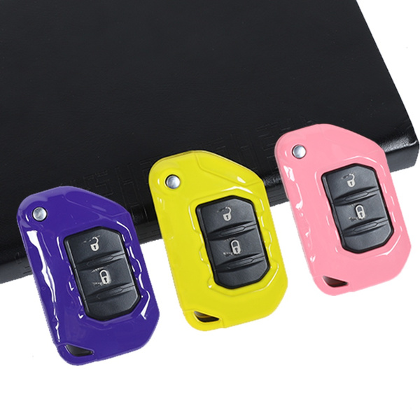For Jeep Wrangler JL/Gladiator JT 2018+ Key Protector Cap Kep Cover Trim Key Fob Shell ABS | Wish For Jeep Wrangler JL/Gladiator JT 2018+ Key Protector Cap Kep Cover Trim Key Fob Shell ABS | Wish