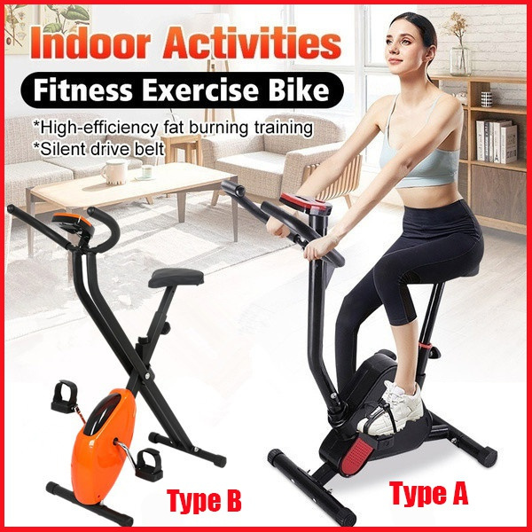 Indoor Sports Trainer Exercise Bike Equipment Home Gym Workout Fitness Machine B