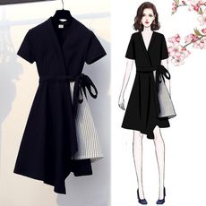 Summer, Fashion, Sleeve, Dress