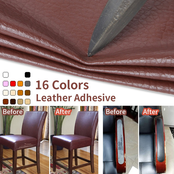 Leather Repair Patch 5X8 inch Self-Adhesive Couch Patch Leather for Sofas First Aid Patch Matte Green Car Seats Handbags 