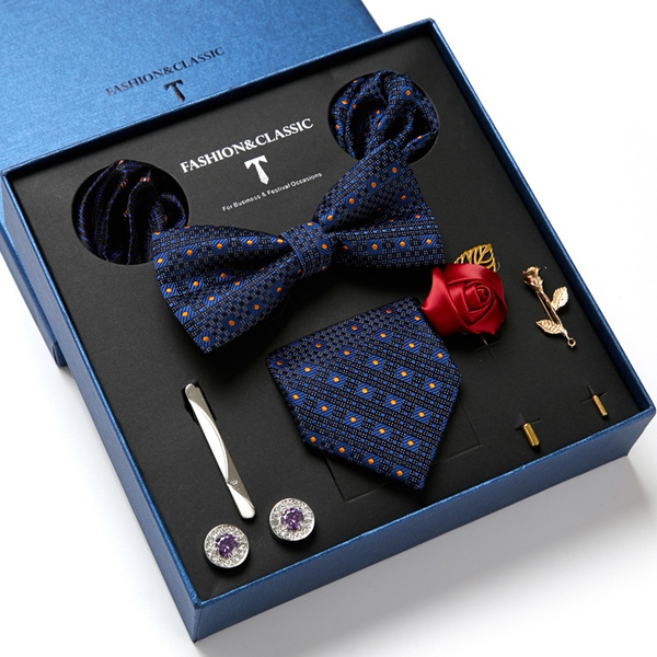 Men's Gift Box Complete Men's Gift Set Men's Watch Sunglasses Flask Tuxedo  Set Cufflinks Tie Clip Bottle Opener Luxury Gift Box 
