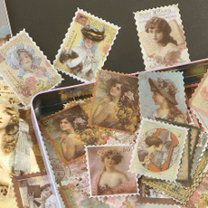 Scrapbooking, Stamps, vintagesticker, Journal