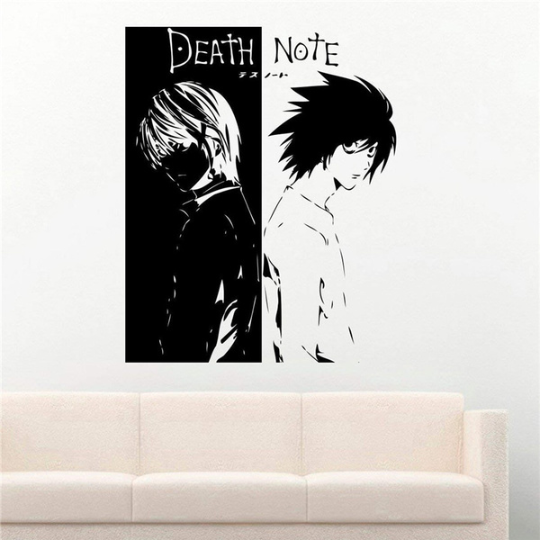 Decor art Anime Vinyl Wall Decal Death Note L and Kira Manga Hentai