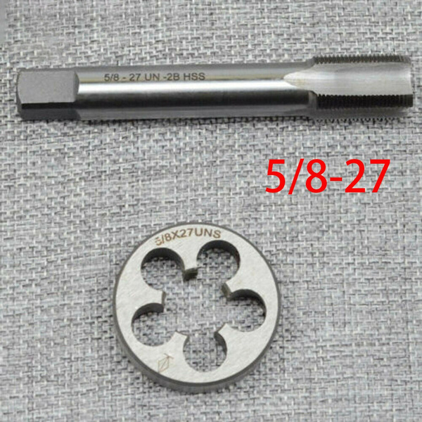 5/8x27 27 TPI New 5/8-27 HSS Right Hand Thread Tap and Die Set 5/8''