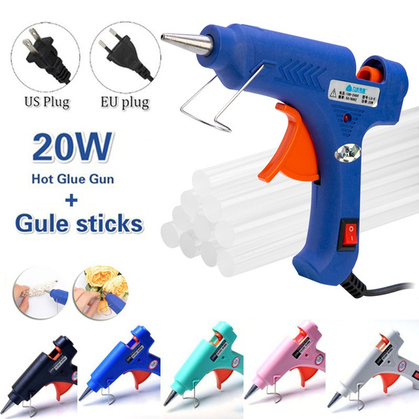 Hot Glue Gun, 20W Glue Gun, Hot Glue Gun Kit, Glue Gun Sticks, Small Hot  Glue Gun, Mini Hot Glue Gun, Glue Sticks for Glue Gun, Hot Glue Gun with  Glue