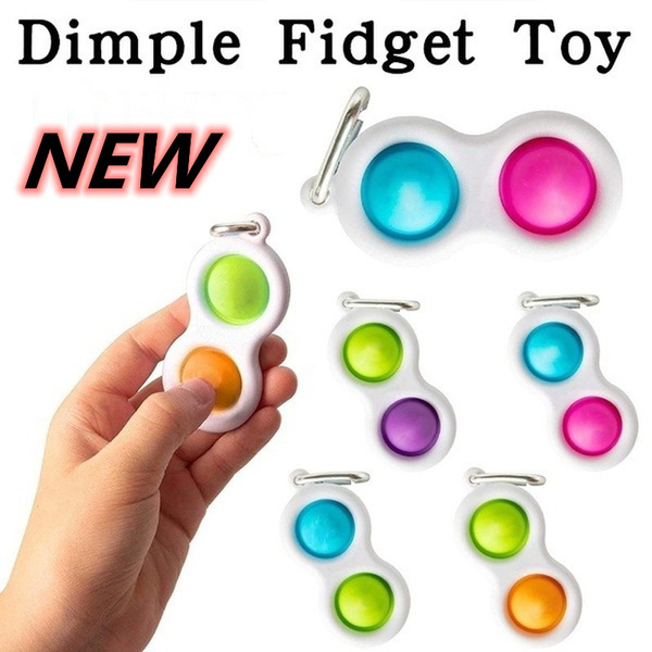 Details about   Mini Simple Dimple Sensory Fidget Toy Stress Relief Anti-Anxiety Autism Hand Toy 