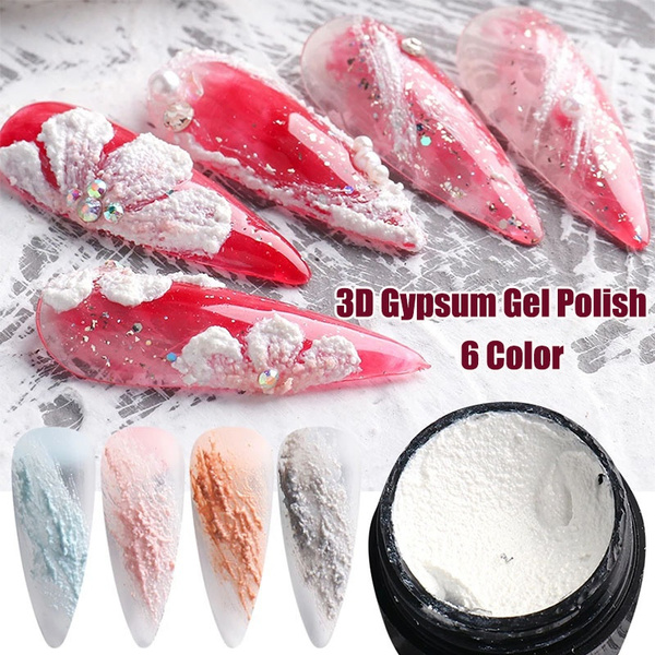 CFXNMZGR Pro Beauty Tools Nails 24 Pc 3D Artificial Glue On Nails, French  Nails For Nail Art Decoration 1Ml