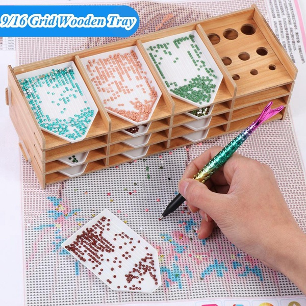 Diamond Painting Tray Organizer, Diy Diamond Painting Tools For