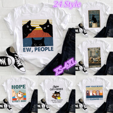 cute, Graphic, Funny, Tops