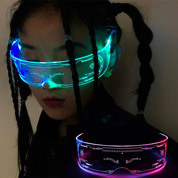 led luminous glasses