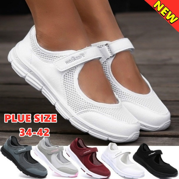 Spring Summer Women Casual Sneakers Mesh Breathable Shoes Fitness Shoes ...