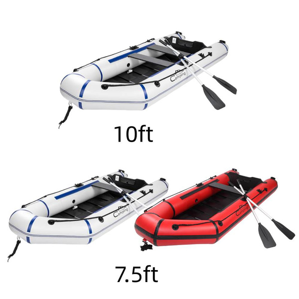 Camping Survivals 10ft /7.5ft PVC Water Adult Assault Boat Inflatable