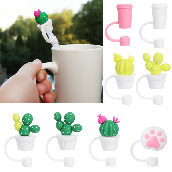 Silicone Straw Plug Airtight Drinking Dust Cap Cup Accessories