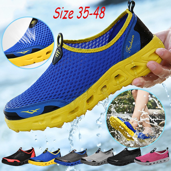 Mens Mesh Hiking Walking Runing Sneakers Sports Outdoor Beach Water Shoes New 