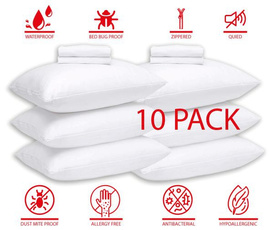 Waterproof, Pillows, Cotton