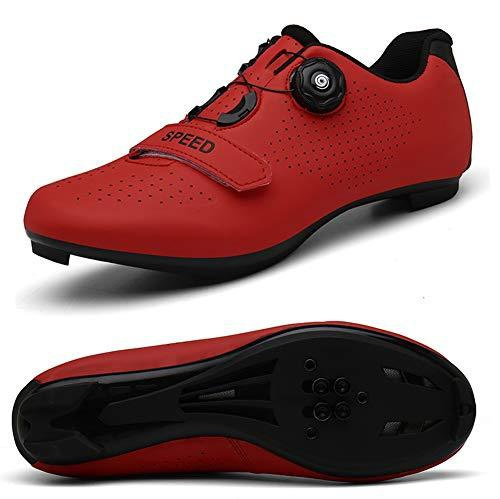 STEELEMENT.Mens Cycling Shoes Spin Shoestring with Compatible Cleat Peloton Shoe with SPD and Delta for Men Lock Pedal Bike Shoes