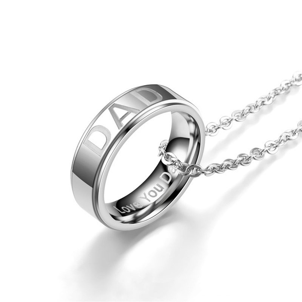 Steel, ring necklace, Schmuck, Geschenke