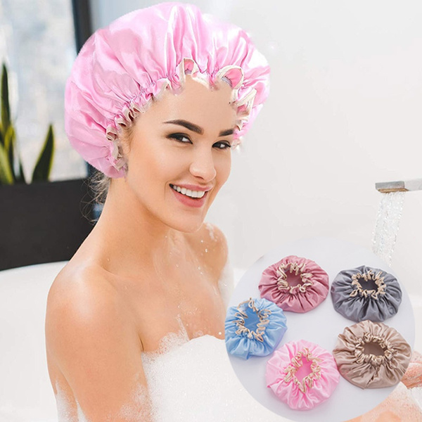 Reusable shower deals cap